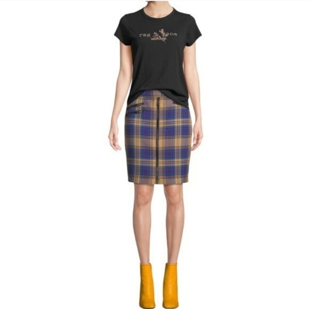 《 Rag & Bone 》Plaid Griffin Skirt